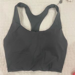 NWT bombshell sportswear top steel grey Med